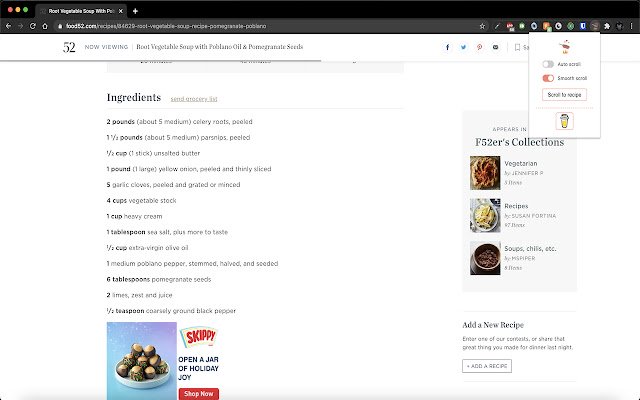 IngredientsPls mula sa Chrome web store na tatakbo sa OffiDocs Chromium online