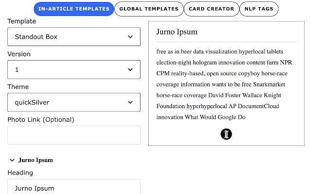 Inkstension  from Chrome web store to be run with OffiDocs Chromium online
