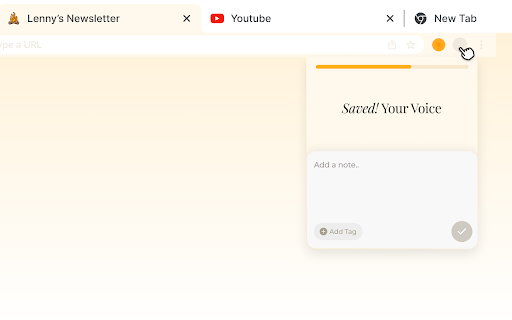 InnerVoice  from Chrome web store to be run with OffiDocs Chromium online