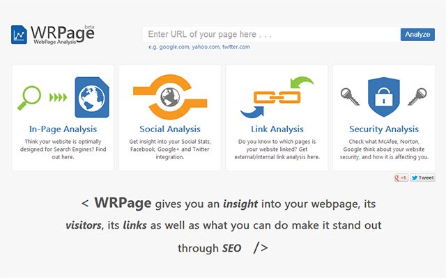 In Page SEO Analysis  from Chrome web store to be run with OffiDocs Chromium online