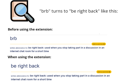 Inpage Slang Translator  from Chrome web store to be run with OffiDocs Chromium online