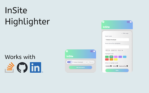 InSite Highlighter  from Chrome web store to be run with OffiDocs Chromium online