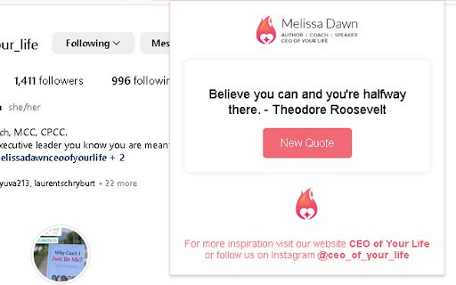 Inspirational Quotes  from Chrome web store to be run with OffiDocs Chromium online