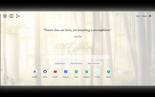Inspirational Quotes New Tab  from Chrome web store to be run with OffiDocs Chromium online