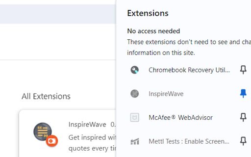InspireWave  from Chrome web store to be run with OffiDocs Chromium online