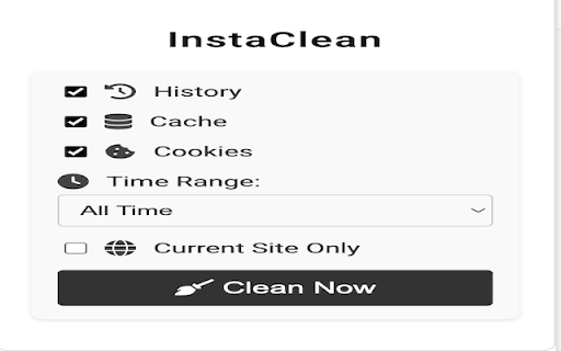 InstaClean  from Chrome web store to be run with OffiDocs Chromium online