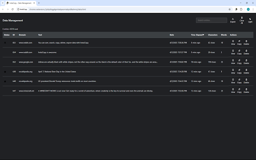 InstaCopy  from Chrome web store to be run with OffiDocs Chromium online