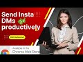 Instagram dm outbound  from Chrome web store to be run with OffiDocs Chromium online