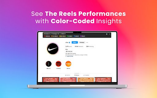 Instagram Reels Analyzer by MeyziApp  from Chrome web store to be run with OffiDocs Chromium online