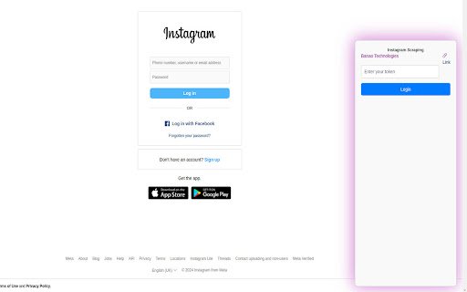 Instagram Scraping  from Chrome web store to be run with OffiDocs Chromium online