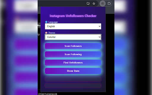 Instagram Unfollowers Checker  from Chrome web store to be run with OffiDocs Chromium online