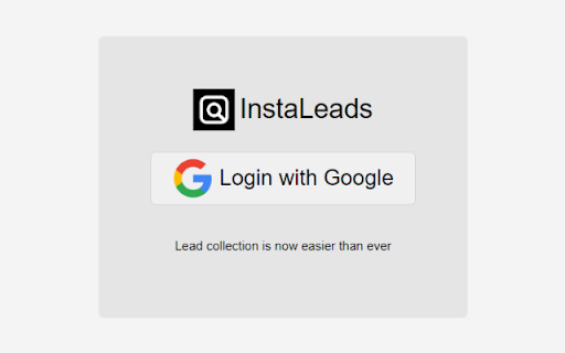 InstaLeads  from Chrome web store to be run with OffiDocs Chromium online