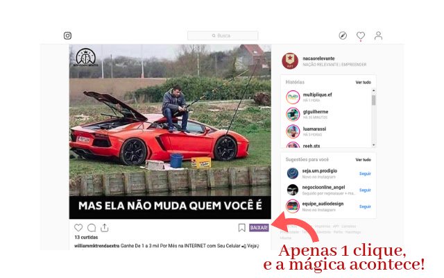 Instaload  from Chrome web store to be run with OffiDocs Chromium online