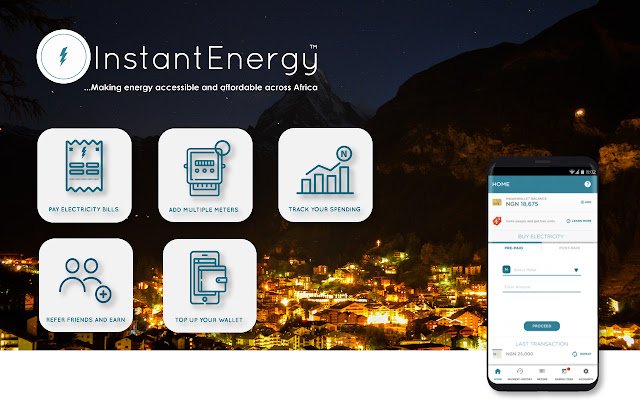 Instant Energy aus dem Chrome-Webshop zur Ausführung mit OffiDocs Chromium online