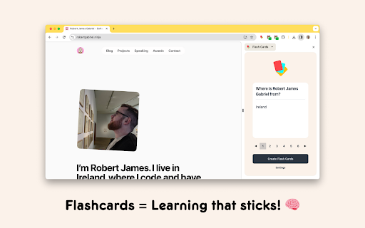 Instant Flash Cards from Chrome web store to be run with OffiDocs Chromium online Instant Flash Cards from Chrome web store to be run with OffiDocs Chromium online