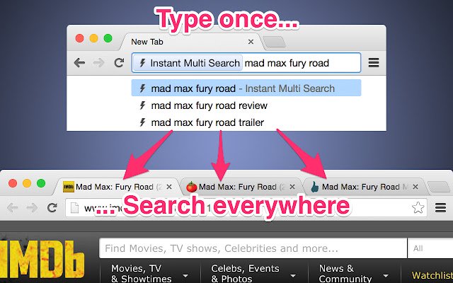 Instant Multi Search  from Chrome web store to be run with OffiDocs Chromium online