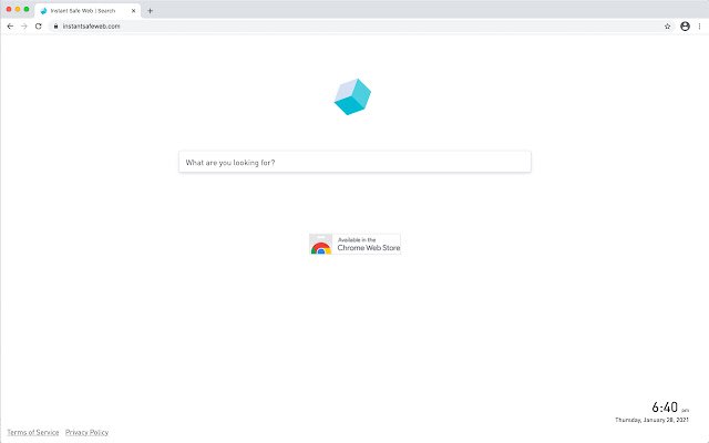 Instant Safe Web — A Better Way to Search  from Chrome web store to be run with OffiDocs Chromium online