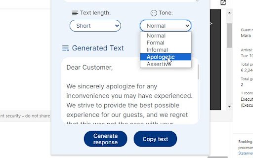 instasponse.ai Official Instant AI Responses for Booking.com Hosts  from Chrome web store to be run with OffiDocs Chromium online