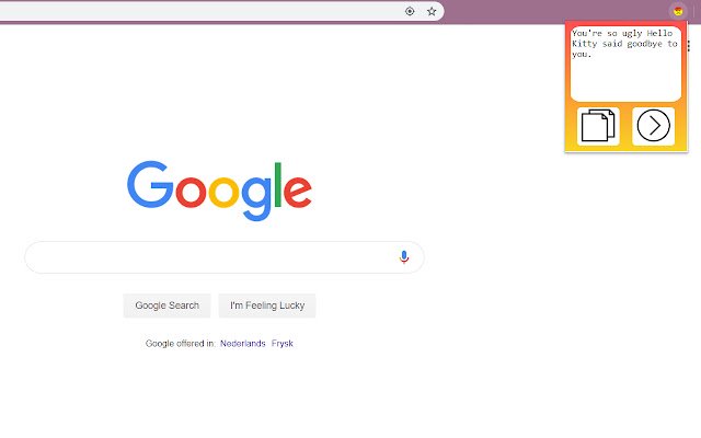 Insult Generator  from Chrome web store to be run with OffiDocs Chromium online