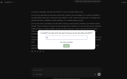 IntentionalAI  from Chrome web store to be run with OffiDocs Chromium online