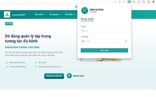 Interaction Center  from Chrome web store to be run with OffiDocs Chromium online