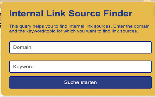 Internal Link Source Detector  from Chrome web store to be run with OffiDocs Chromium online