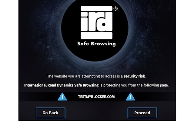 International Road Dynamics Safe Browsing na Chrome Web Store será executado com OffiDocs Chromium online