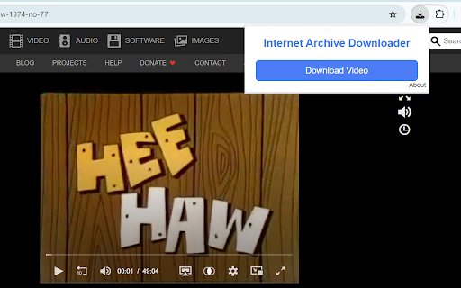 Internet Archive Downloader  from Chrome web store to be run with OffiDocs Chromium online