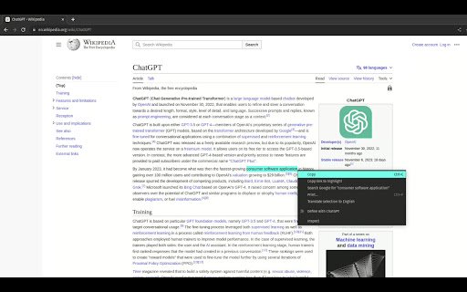InterpretAI  from Chrome web store to be run with OffiDocs Chromium online