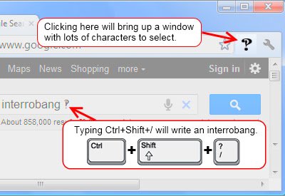 Interrobang dari toko web Chrome untuk dijalankan dengan OffiDocs Chromium online