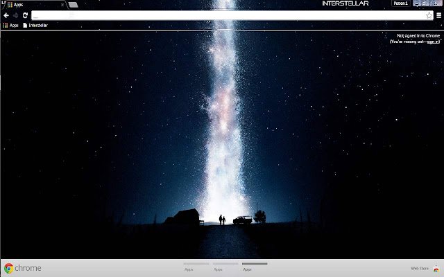 Interstellar ze sklepu internetowego Chrome, który można uruchomić za pomocą OffiDocs Chromium online