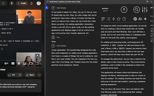 Interview Copilot by Interviews Chat  from Chrome web store to be run with OffiDocs Chromium online
