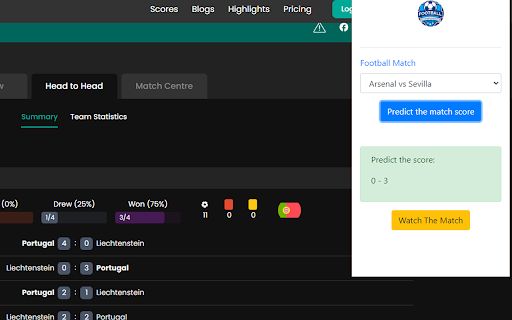 inter vs milan  from Chrome web store to be run with OffiDocs Chromium online