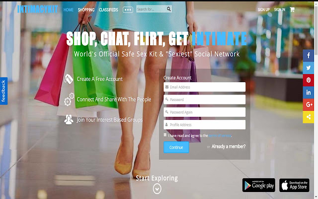 Intimacy Kit de la boutique en ligne Chrome à exécuter avec OffiDocs Chromium en ligne