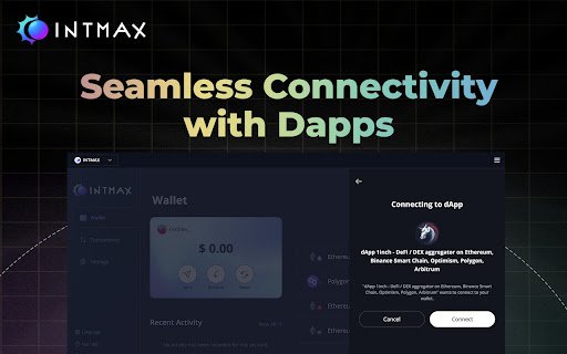 INTMAX Wallet  from Chrome web store to be run with OffiDocs Chromium online