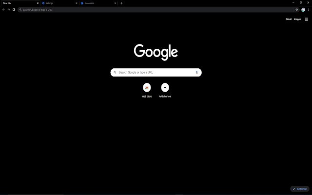 Into The Black Hole Black Theme Gray  from Chrome web store to be run with OffiDocs Chromium online
