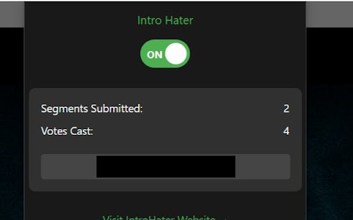 Intro Hater  from Chrome web store to be run with OffiDocs Chromium online