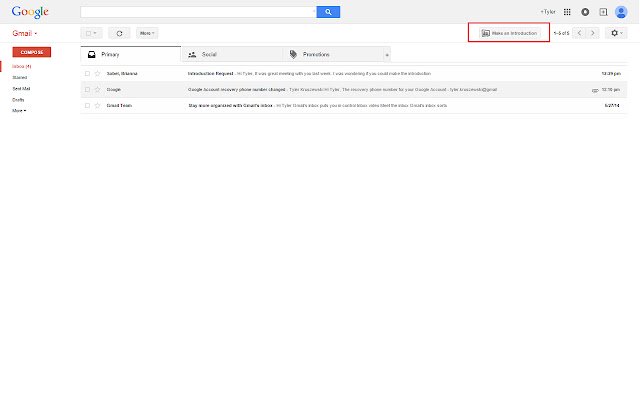 IntroNet for Gmail  from Chrome web store to be run with OffiDocs Chromium online