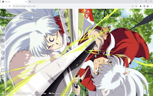 Inuyasha Wallpaper  from Chrome web store to be run with OffiDocs Chromium online