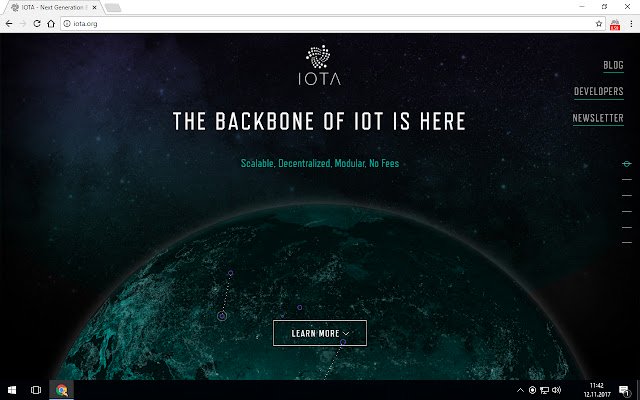 Chrome ウェブストアの IOTA ティッカーは、OffiDocs Chromium online で実行されます