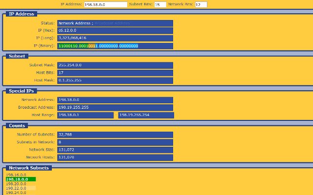 Калькулятор IP4 из интернет-магазина Chrome будет работать с OffiDocs Chromium онлайн