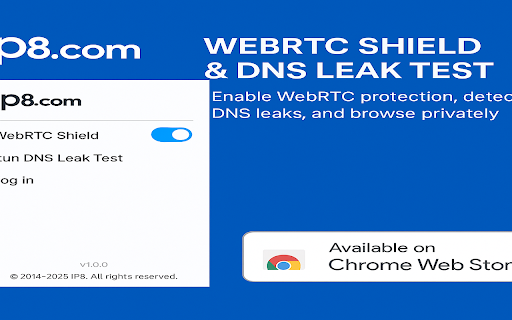 ip8.com extension  from Chrome web store to be run with OffiDocs Chromium online