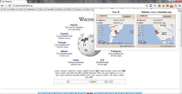 نقشه IP از فروشگاه وب کروم برای اجرای آنلاین با OffiDocs Chromium