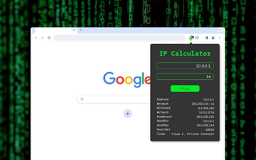 IP subnet calculator  from Chrome web store to be run with OffiDocs Chromium online