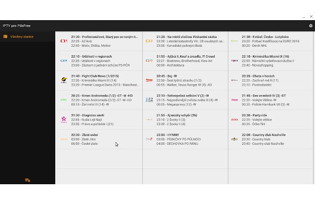 IPTV pro PilsFree (beta)  from Chrome web store to be run with OffiDocs Chromium online