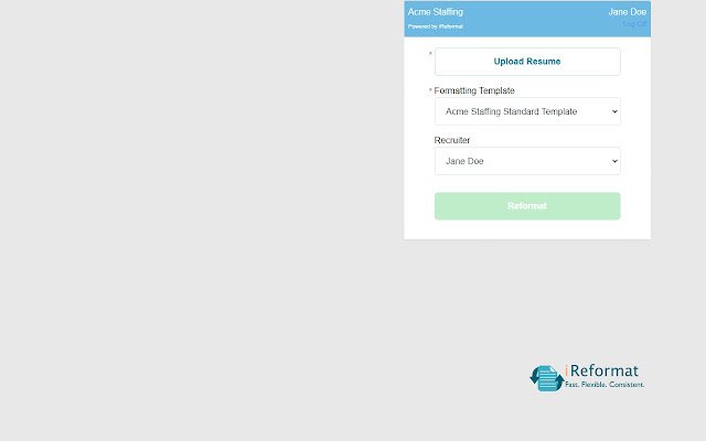 iReformat  from Chrome web store to be run with OffiDocs Chromium online