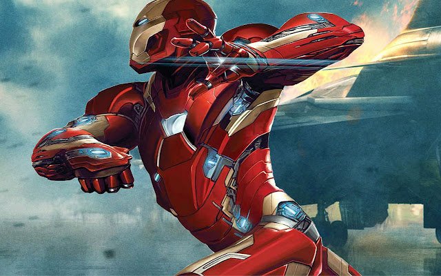 Iron Man dari toko web Chrome untuk dijalankan dengan OffiDocs Chromium online