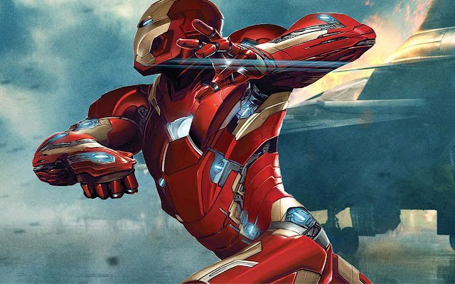 Iron Man จาก Chrome เว็บสโตร์ที่จะทำงานร่วมกับ OffiDocs Chromium ทางออนไลน์