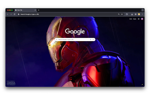 Iron Man  from Chrome web store to be run with OffiDocs Chromium online