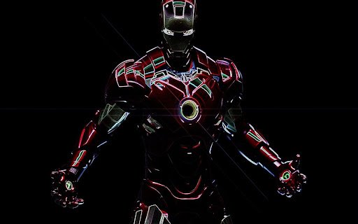 Iron Man Browser Theme  from Chrome web store to be run with OffiDocs Chromium online